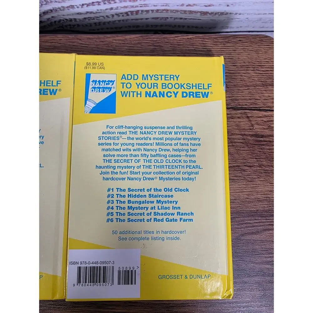 Nancy Drew Digest Paperback Lot #6 #7 Secret of Red Gate Farm Clue in the Diary